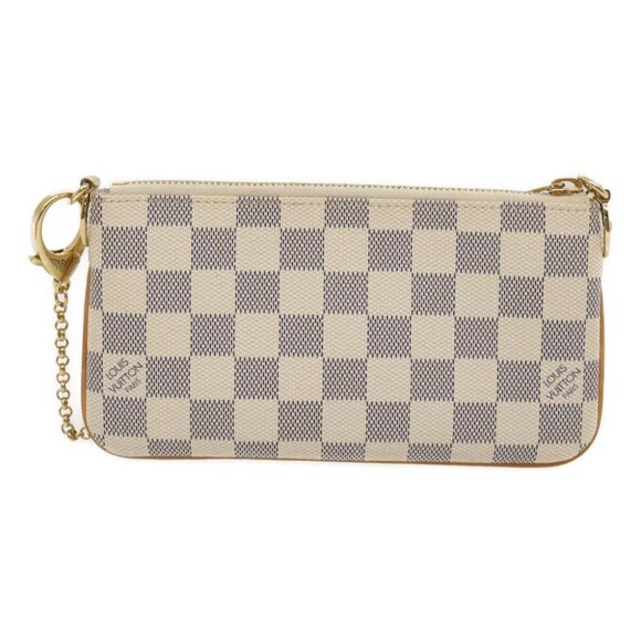 LOUIS VUITTON Damier Azur Pochette Mira MM Accessory Pouch - Picture 3 of 16